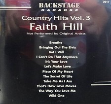 2917 FAITH HILL BACKSTAGE KARAOKE CDG LOT VA