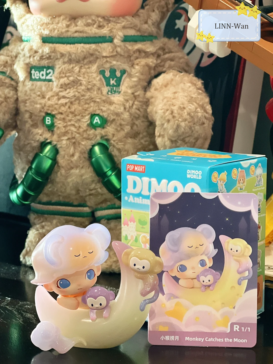 POP MART Dimoo Animal Kingdom Series Blind Box -Monkey POP MART Dimoo Animal Kingdom Series Blind Box -Monkey