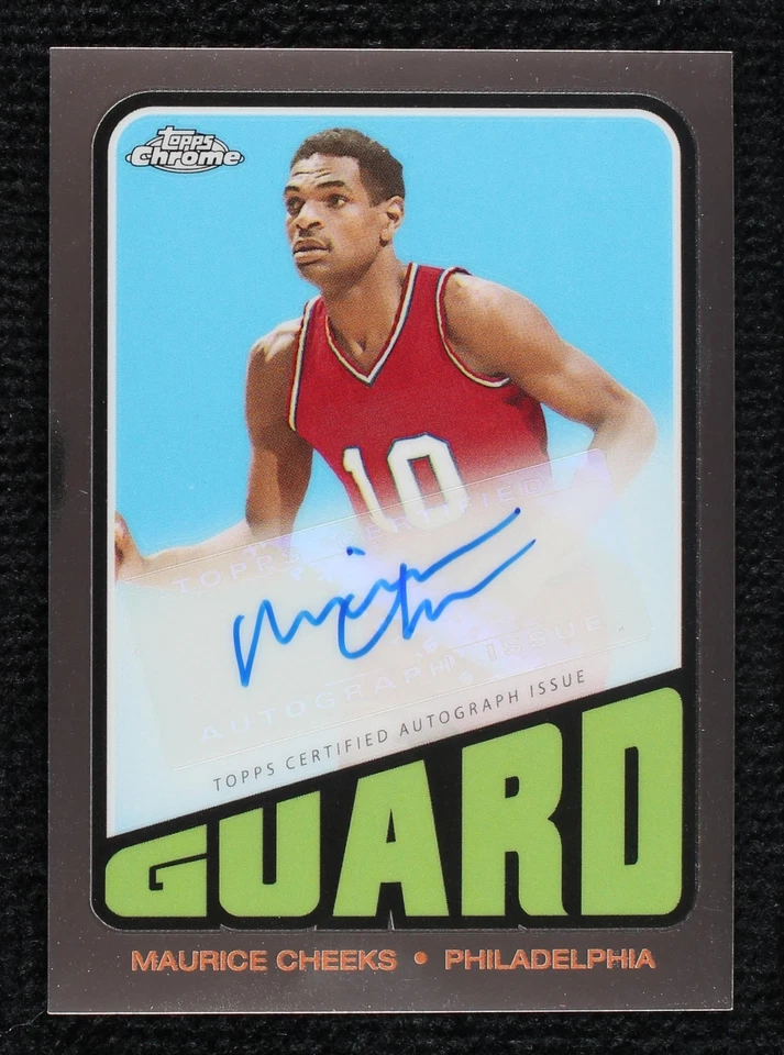 2023-24 Topps Chrome - Maurice Cheeks #TA-MC