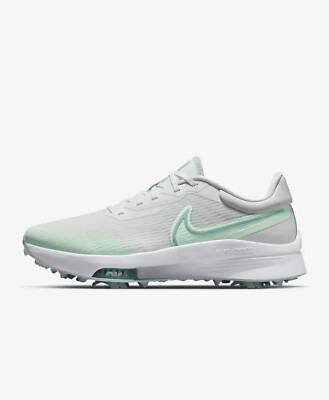 Nike Air Zoom React White/ Mint Green Golf Shoe DC5221-143 MENS Size 9- NEW!