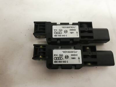 Audi A6 4B 2,5TDI  Airbagsensor Crashsensor Querbeschleuigung 2x 4B0959643C (03)