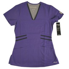 Grey's Anatomy Scrub Top 41458 Passion Purple Steel