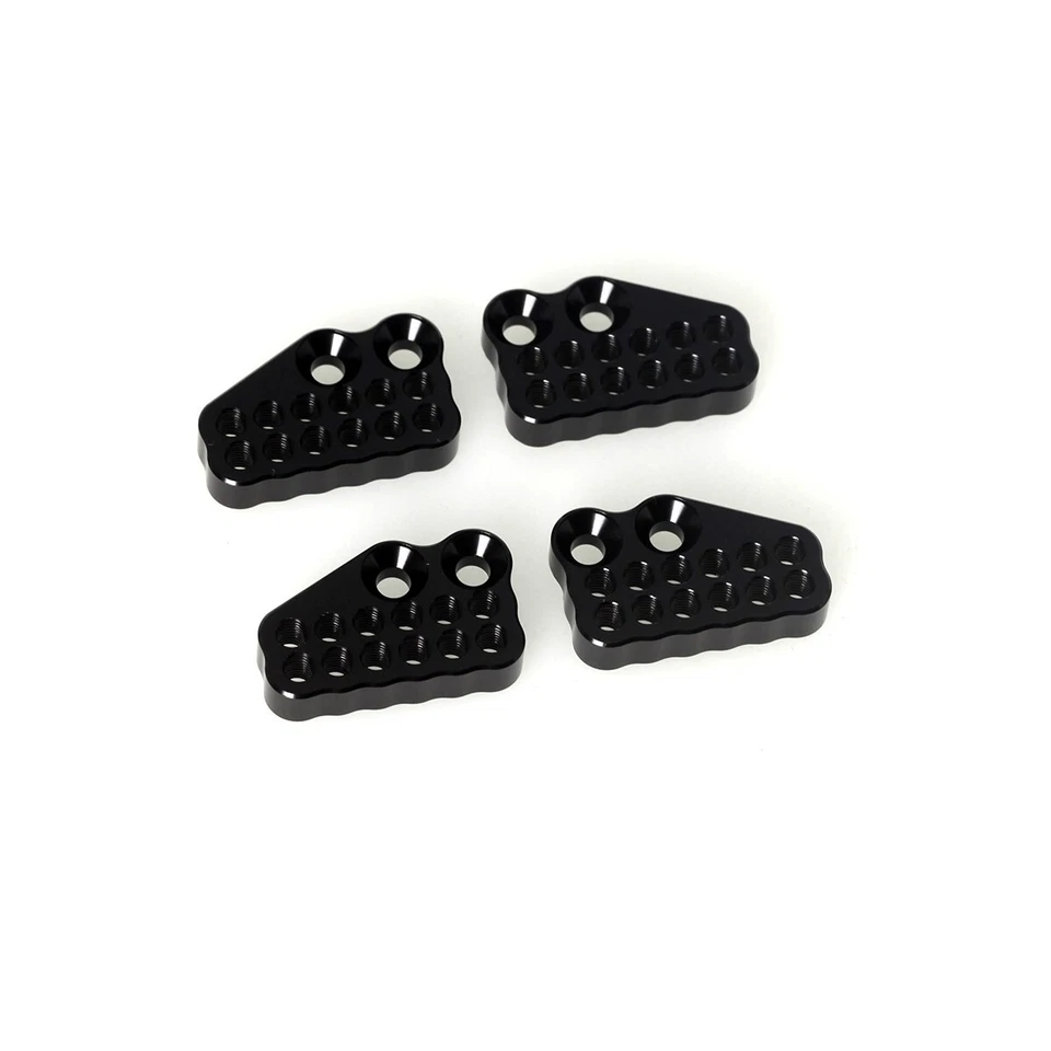 Soporte de torre de choque ajustable de aluminio sobre orugas LCX 1/10 RC para UTB10 Capra Foto 3 de 4