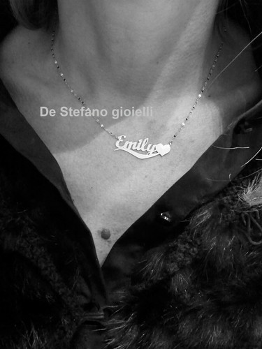 Collana con nome in Oro Giallo o Bianco 18 carati REALIZZIAMO TUTTI I NOMI - Foto 9 di 13