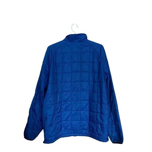 L.L. Bean Men's Tall Blue PrimaLoft Packaway Full Zip Hooded Jacket - Picture 7 of 8