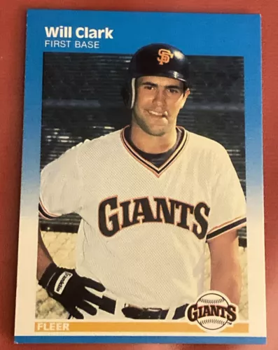 1987 Fleer  #269 Will Clark San Francisco Giants Rookie