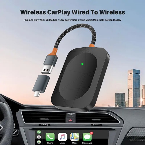 Wireless CarPlay Adapter For Apple For GMC Sierra 1500 2500 HD 3500 2016-2024 - Picture 3 of 17