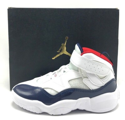 NEW* Kids NIKE AIR JORDAN JUMPMAN TWO TREY (PS) White/Navy/Red