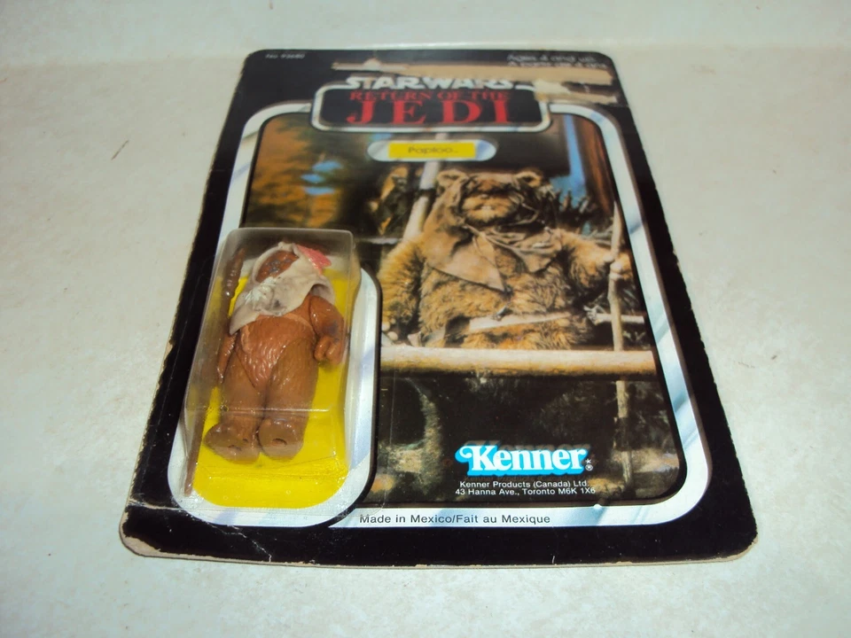 STAR WARS ROTJ PAPLOO EWOK 77 ESPALDA CANADIENSE VINTAGE SIN USAR, EN CAJA 1983 Foto 3 de 4