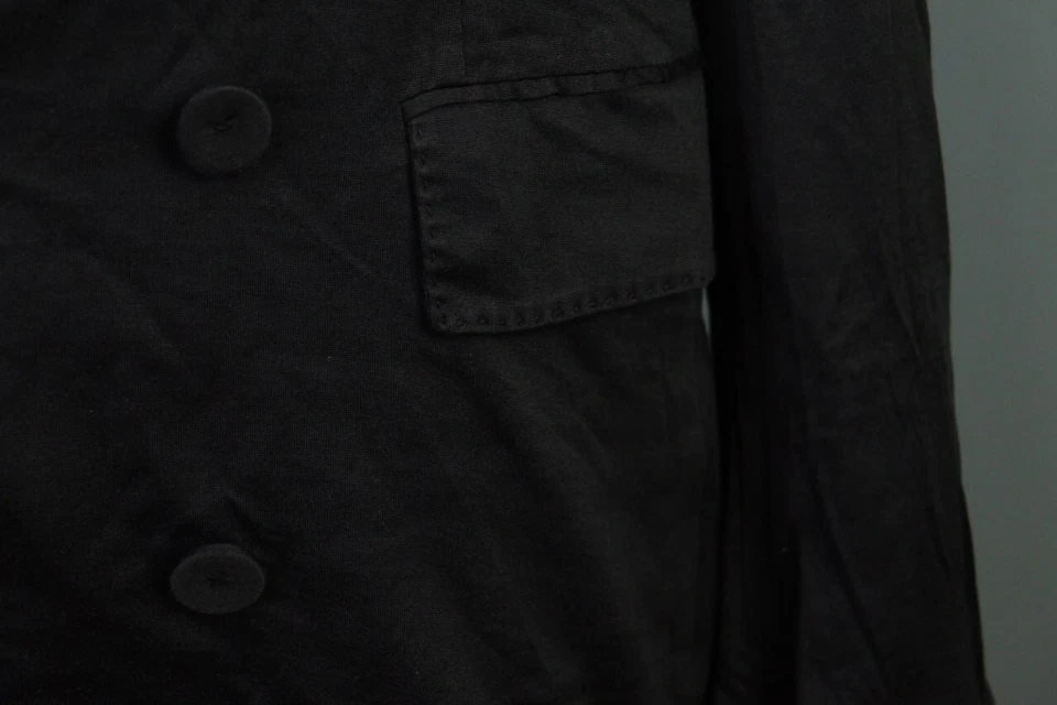 Chaqueta 3.1 PHILLIP LIM Negra Seda Doble Pecho Negra M Foto 4 de 4