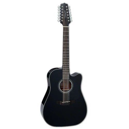 Takamine GD30CE-12 Black Dreadnought 12-String Acoustic-Electric Guitar B-Stock