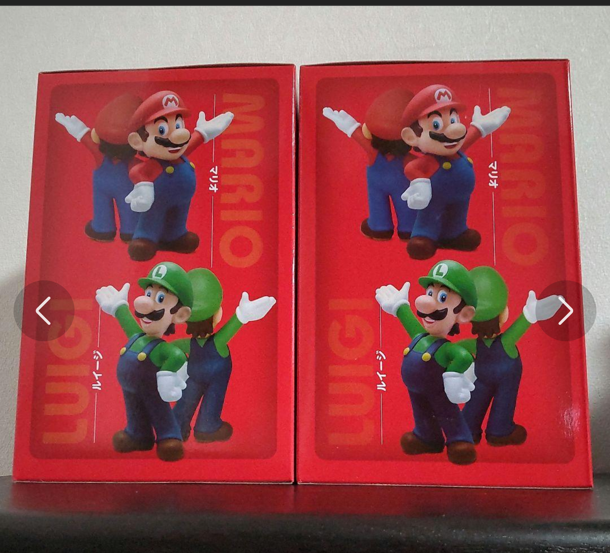 マリオ&ルイージセット!! Super Mario Bros. Standard Figure Mario Luigi 2Types Set Japan