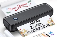 Portable Printer Wireless for Travel，Bluetooth Thermal Printer   Support 8.5x11