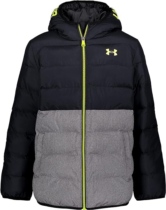 NEW Under Armour Boys Pronto Colorblock Puffer Jacket, Boy's size