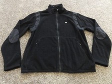 MENS BLACK LACOSTE FLEECE WINTER JACKET SIZE 44 XXS