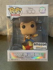 Funko Pop! Trains: Pixar - Woody on Luxo Ball - Amazon (Exclusive) #22