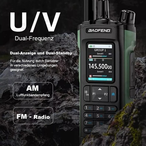 BAOFENG UV32 Amateur Walkie Talkie USB Typ C Flugfunkgerät GPS Bluetooth APP - Bild 8 von 18