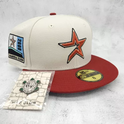 Hat Club Houston Astros 'Stone Dome' New Era Hat - Size 8 - Includes Pin