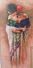 "THE ROSE" Cross Stitch Kit-by Lee Bogle for Dimensions-14 ct. 7"X14" New/Sealed