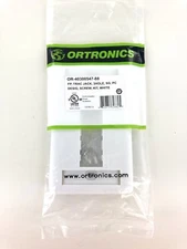Ortronics OR-40300547-88 TracJack Faceplate, 3 Hole, Single Gang, White, New!