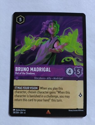 DISNEY LORCANA URSULA'S RETURN NON FOIL ENCHANTED Bruno Madrigal 38