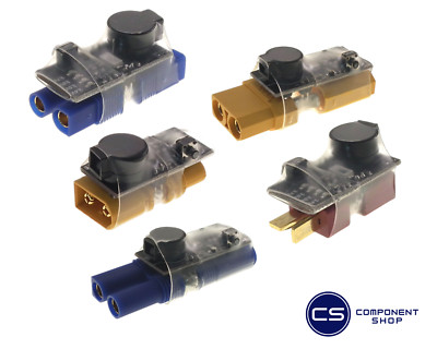 In-Line Niederspannungsalarm + Stecker EC3 / XT60 / XT90 / EC3 / Deans Style / RC