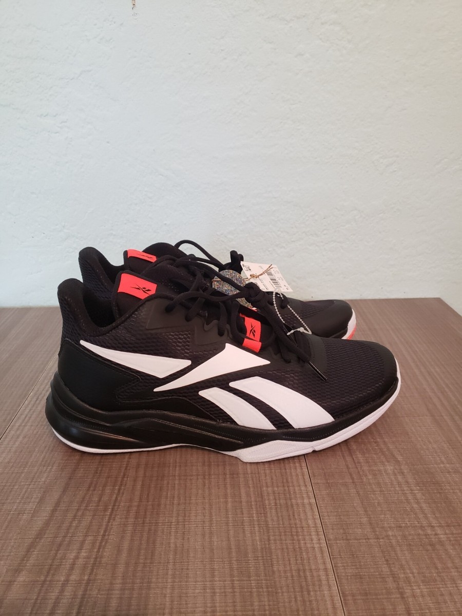 Reebok Mens More Buckets GY5473 Black Basketball Shoes Sneakers Size12 Reebok More Buckets Mens Black Synthetic Lace Up Athletic  main image 2