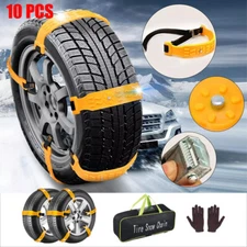 10Pcs Wheel Tire Snow Chains For Car Truck Anti-skid Emergency Winter Universal