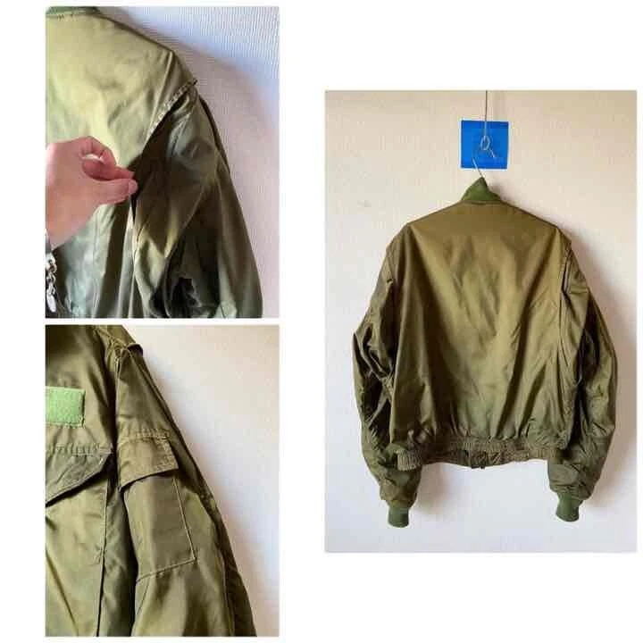 AVIREX vintage USA made G8 WEP flight jacket men's L khaki
