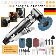 Druckluft Stabschleifer Winkelschleifer 90&deg; Winkel Schleifer Trennschleifer Set