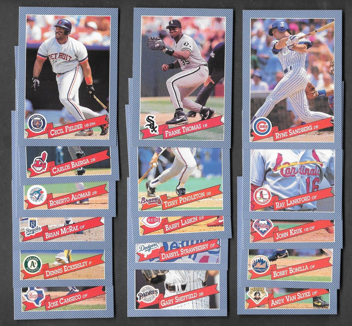 1993 HOSTESS BASEBALLS Baseball Card Set Series I (1-16) | eBay