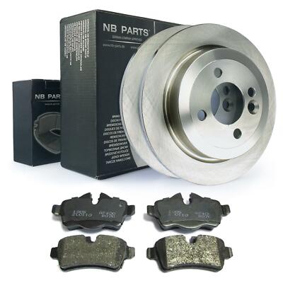Bremsscheiben voll 259mm + Bremsbeläge hinten für Mini R55 R56 R57 R58 R59