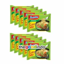 10 x 70gr INDOMIE Mi Instan Kuah Rasa Soto Mie Instant Noodle Soto Mie Flavor