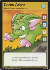 2003 Neopets TCG Base Set Green Acara #54
