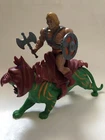 MOTU Vintage 1981 He-Man w/ Battle Cat Taiwan Soft Head (No Sword) Rare Vintage