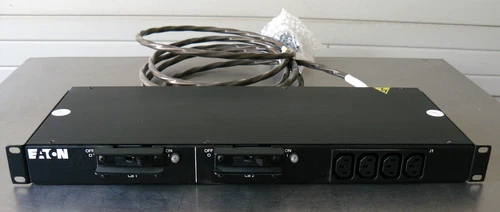 EATON TPC22105-3398 PDU 120V-240V-24A in, 2 Breakers 16 IEC outlets [CQH]