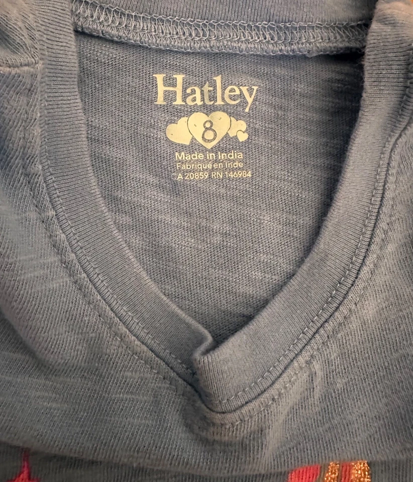 Hatley Girls Blue w/ Sparkly Mermaid Tail Sleeveless Tank Top T-Shirt 8 - Изображение 3 из 4