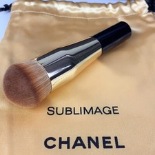 Chanel Sublimage Foundation Brush Full Size Chanel Sublimage Gold Pouch Dust Bag