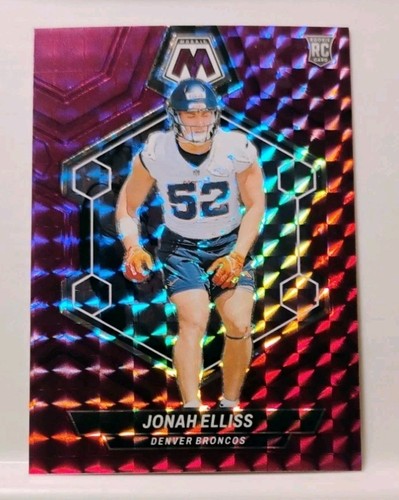 Jonah Elliss Rookie Purple Mosaic Prizm #/49 - 2024 Panini Mosaic #364