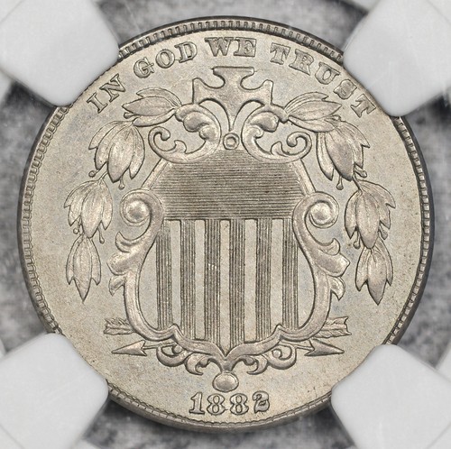 1882 Shield Nickel NGC MS62 #6GDF