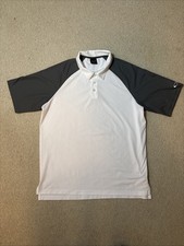 Oakley Men's White Polo Shirt Golf White/Grey Size XL Brand New
