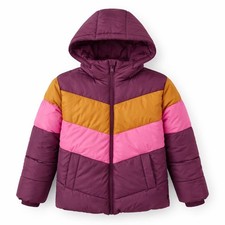 Gap Kids ColdControl Max Puffer Jacket Colorblock Hooded Water Resistant XL