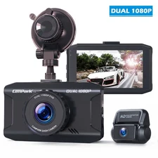 TOGUARD FHD Both 1080P Dual Lens Dash Cam Front Rear Dash Camera Night Vision