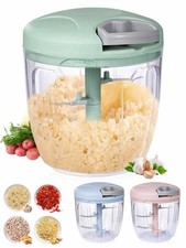 900ML Vegetable Chopper Manual Food Processor Hand Pull String Big Garlic Mincer