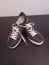 TAOS Freedom Black Studded Leather Sneakers Comfort Shoes Women's 39 / 8.5 NEW