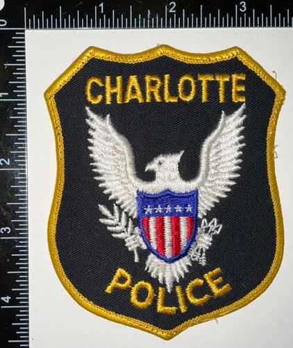 VINTAGE OBSOLETE Charlotte NC North Carolina Police Department Patch