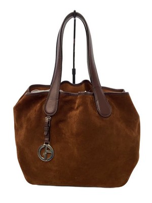 GIORGIO ARMANI tote bag in suede, BRW
