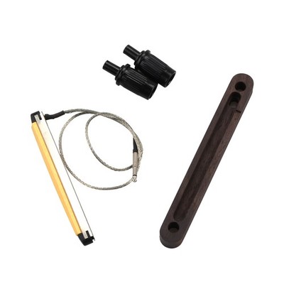 Acoustic Bass Bridge Saddle with 6-String Piezo Pickup 2.5mm Connector Plug