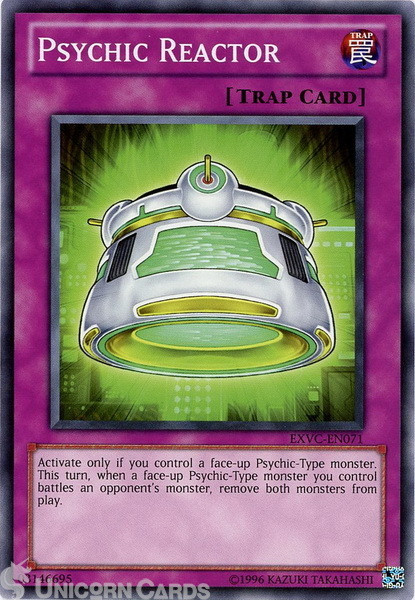 EXVC-EN071 Psychic Reactor Common UNL Edition Mint Yu-Gi-Oh! Card