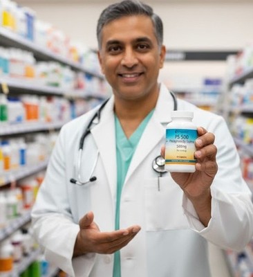 Phosphatidylserine Capsules 500mg Serving - A+ Caps